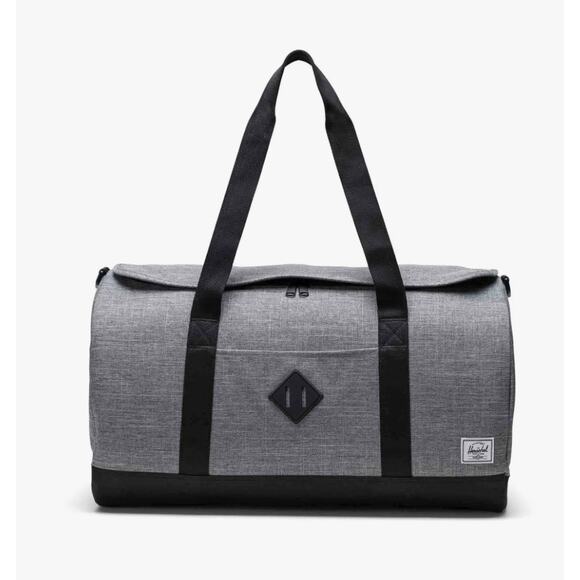 NWT Herschel Herschel Heritage Duffle-Raven Crosshatch - Picture 1 of 5